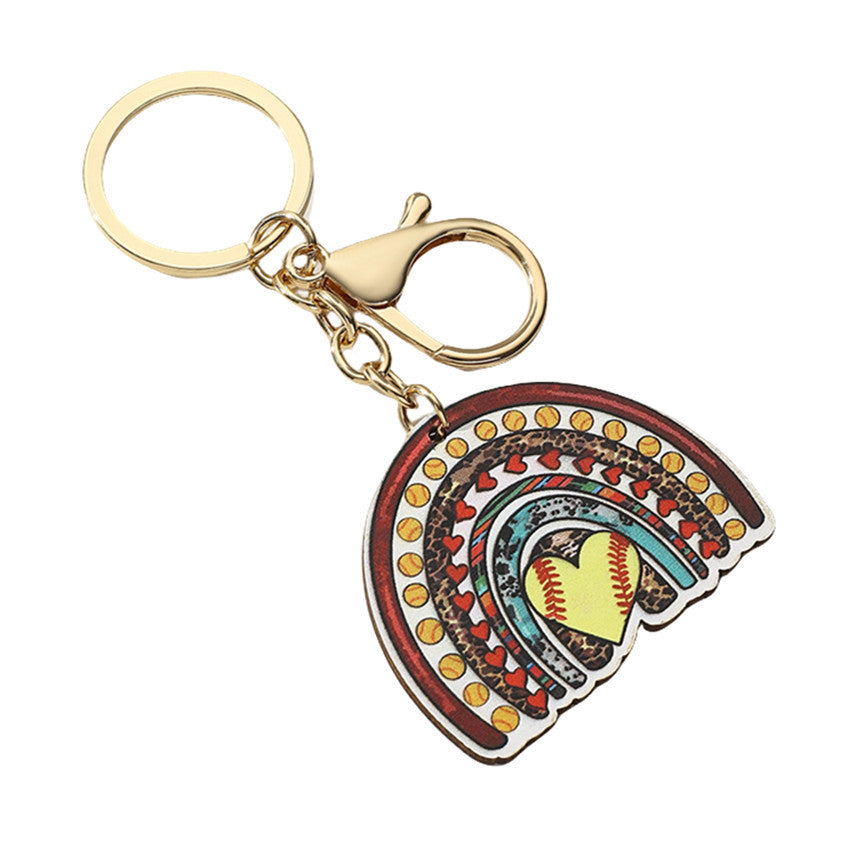 Wholesale Sports, Basketball, Football, Rugby, Baseball, Wooden Keychain